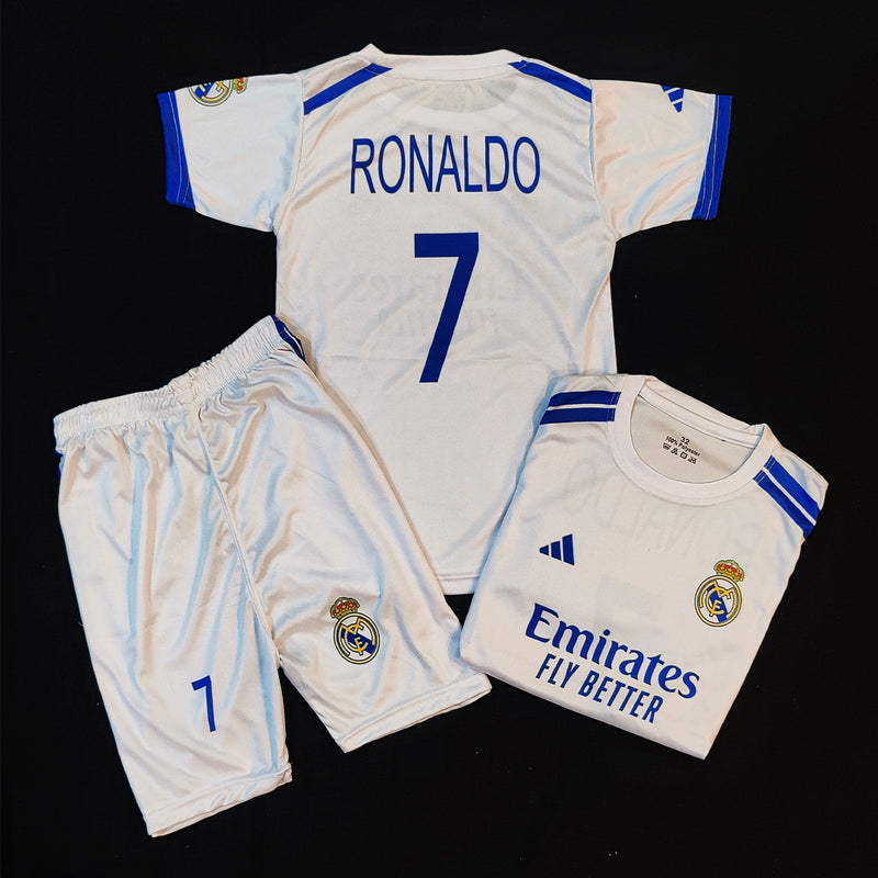 Real Madrid Classic White 🤍 | Cristiano Ronaldo Kids Football Kit