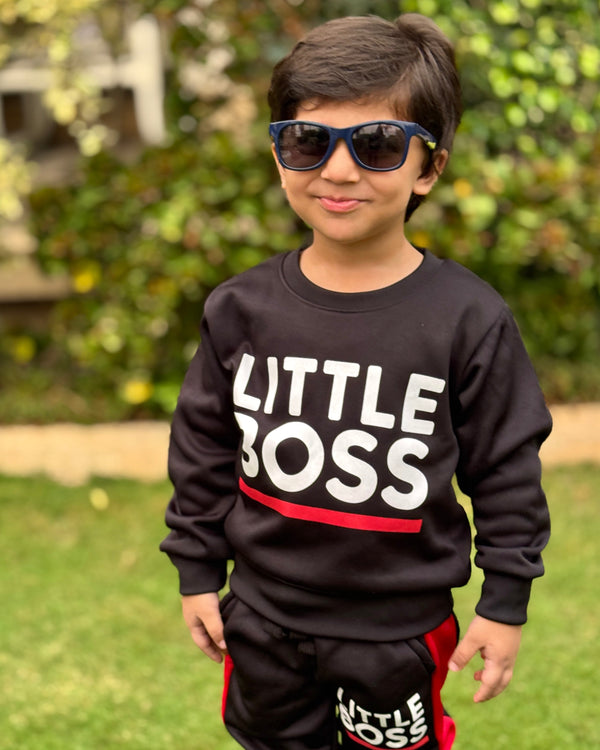 😎 Little Boss - Infant Sweatshirt & Trouser 👶❄️