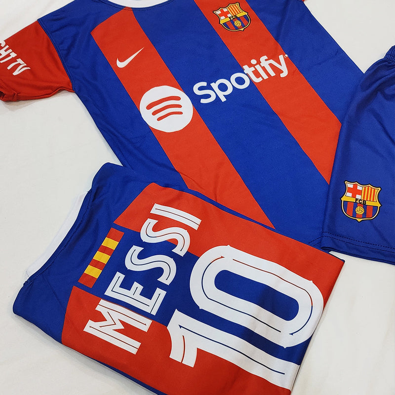 '- MESSI - Barcelona ❤️ Football Kit - KIDS