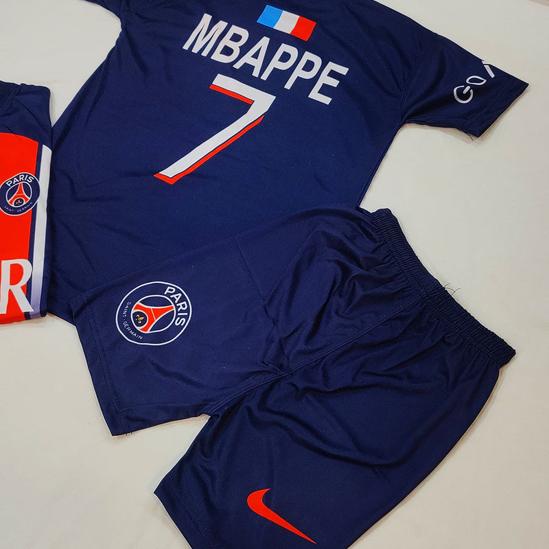 Mbappé - PARIS - Kids Football Kit ⭐⚽ - Blue