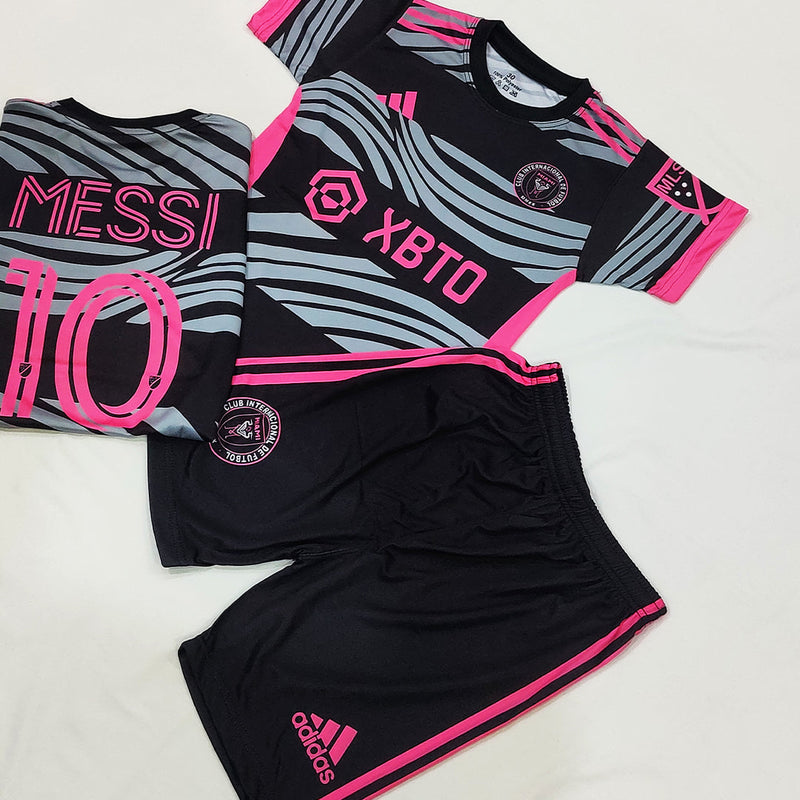 '-MESSI- Black Inter-Miami Football Kit ⚽