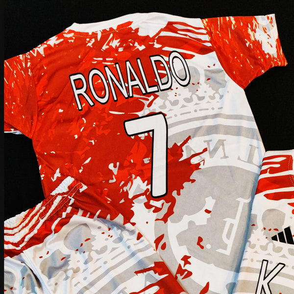 Al Nassr Red/White ⚜️ | Cristiano Ronaldo Kids Football Kit