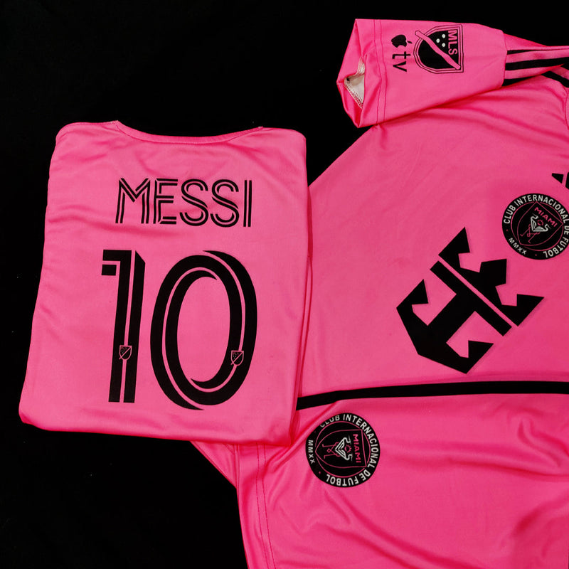 MESSI - Pink Inter-Miami Football Kit ⚽