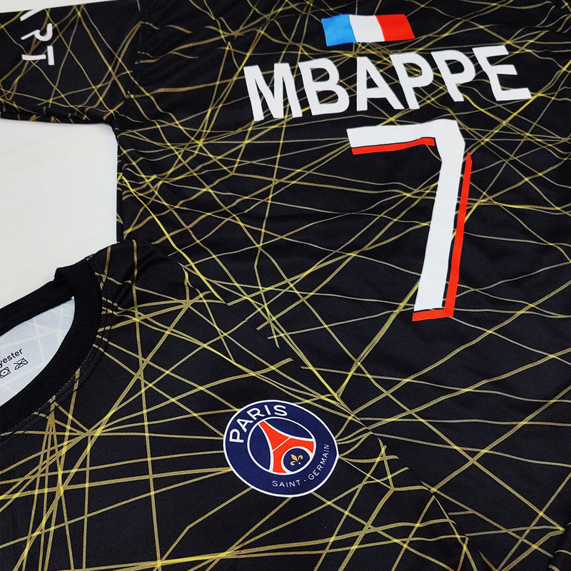 Mbappé - PARIS - Kids Football Kit ⭐⚽ - Black