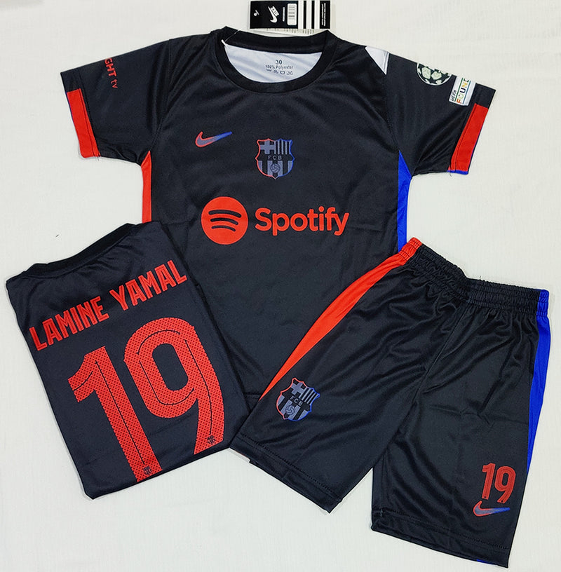 Lamine Yamal - FC Barcelona 🇪🇸  Black Football Kit - KIDS