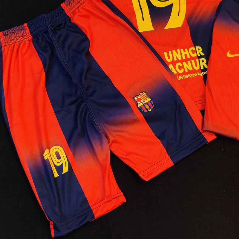 Lamine Yamal | FC Barcelona Red/Blue ⚽ Youth Edition Kit