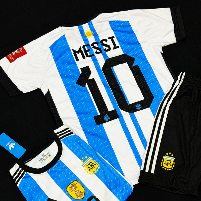 '- MESSI - Argentina 🇦🇷 Football Kit - KIDS