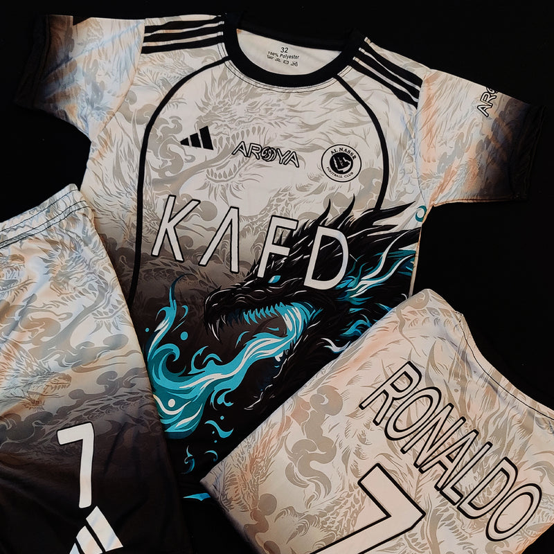 White Dragon Legacy 🐉 | Cristiano Ronaldo Kids Football Kit