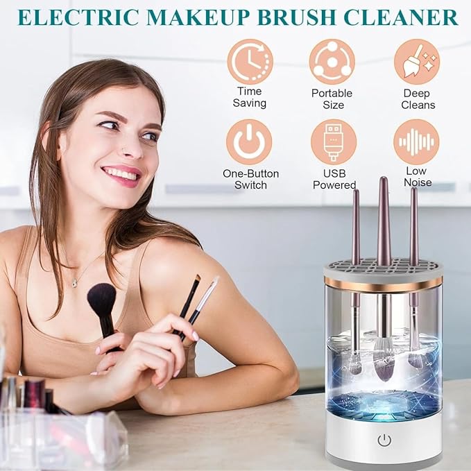 Zellar™-Electric Makeup Brush Cleaner