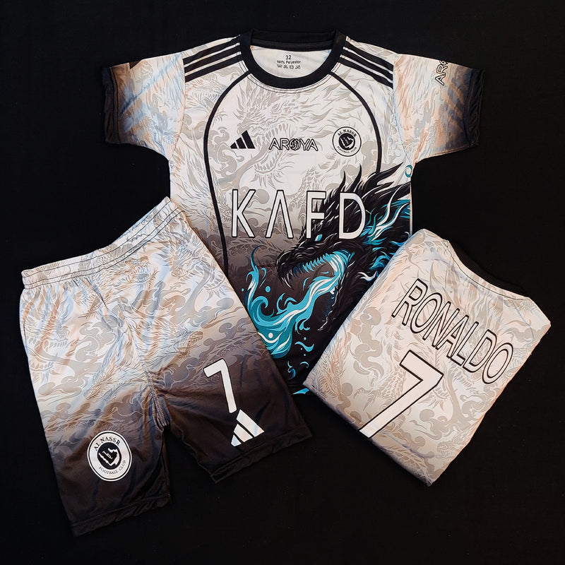 White Dragon Legacy 🐉 | Cristiano Ronaldo Kids Football Kit