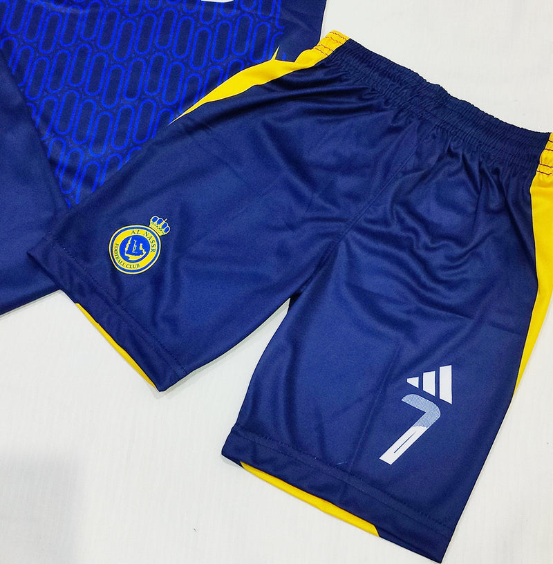 Cristiano Ronaldo | Al Nassr Blue 2.0  ⚜️⚽ Football Kit - KIDS