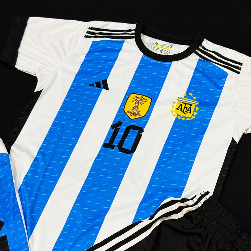 '- MESSI - Argentina 🇦🇷 Football Kit - KIDS