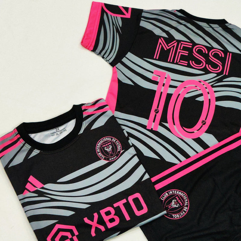 '-MESSI- Black Inter-Miami Football Kit ⚽