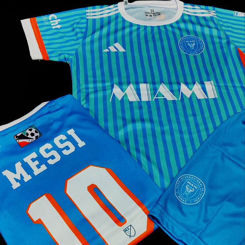 Messi Blue | Inter Miami 🌿Football Kit - KIDS