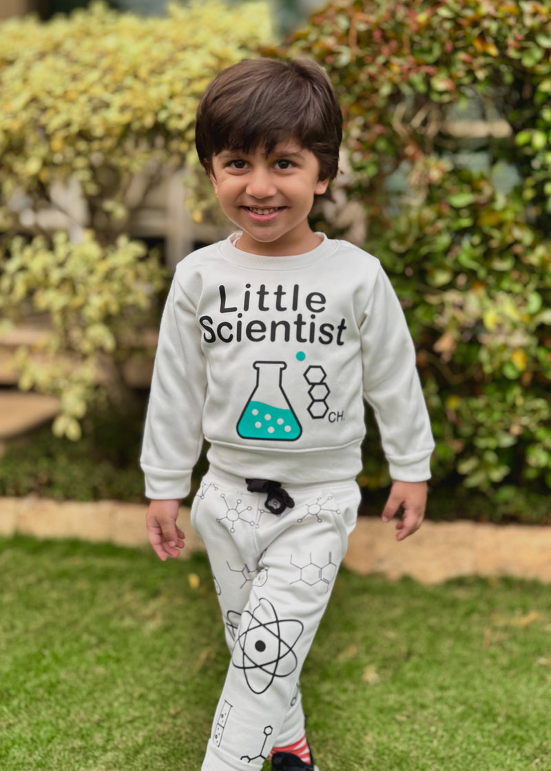 🧬 Little Scientist - Infant Sweatshirt & Trouser 👶❄️