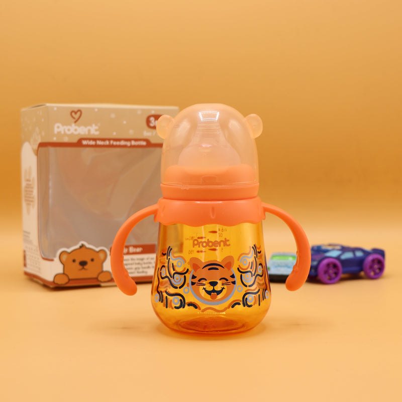 ORANGE - Probent Classic Feeder Bottles - Baby Bottles