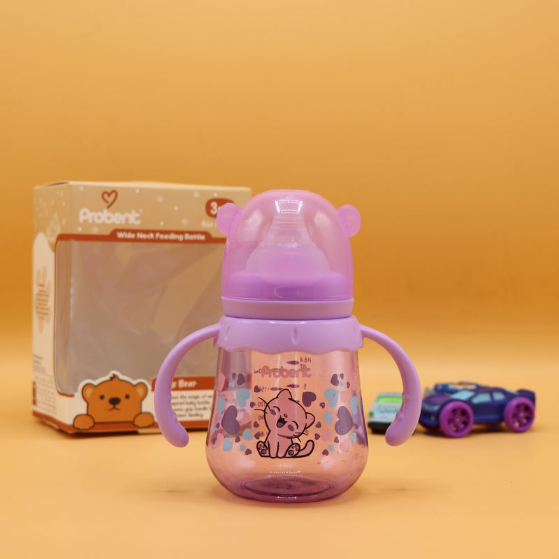 PURPLE - Probent Classic Feeder Bottles - Baby Bottles