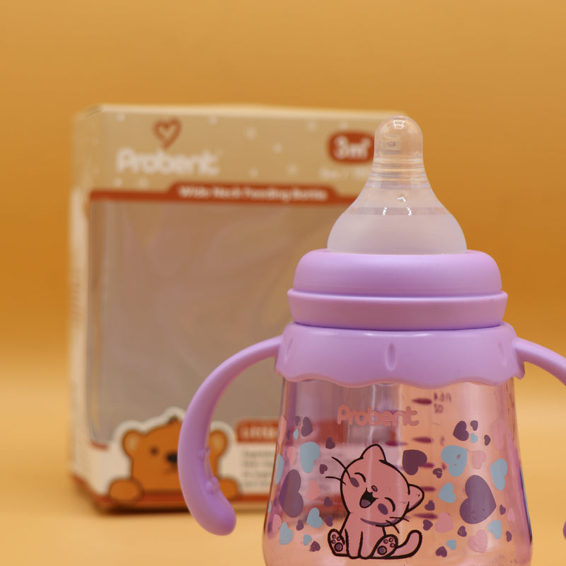 PURPLE - Probent Classic Feeder Bottles - Baby Bottles