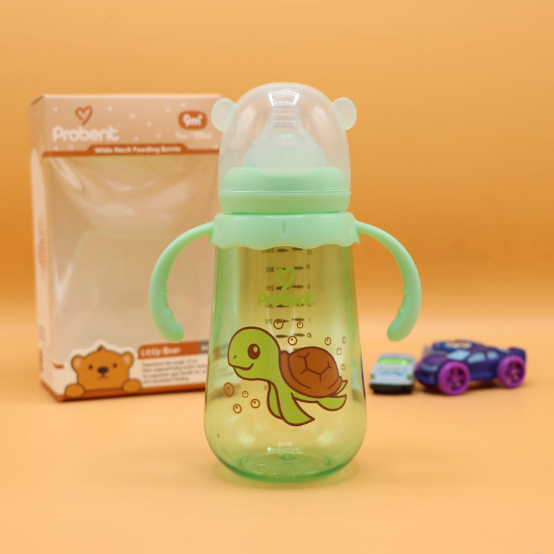 GREEN - Probent Classic Feeder Bottles - Baby Bottles