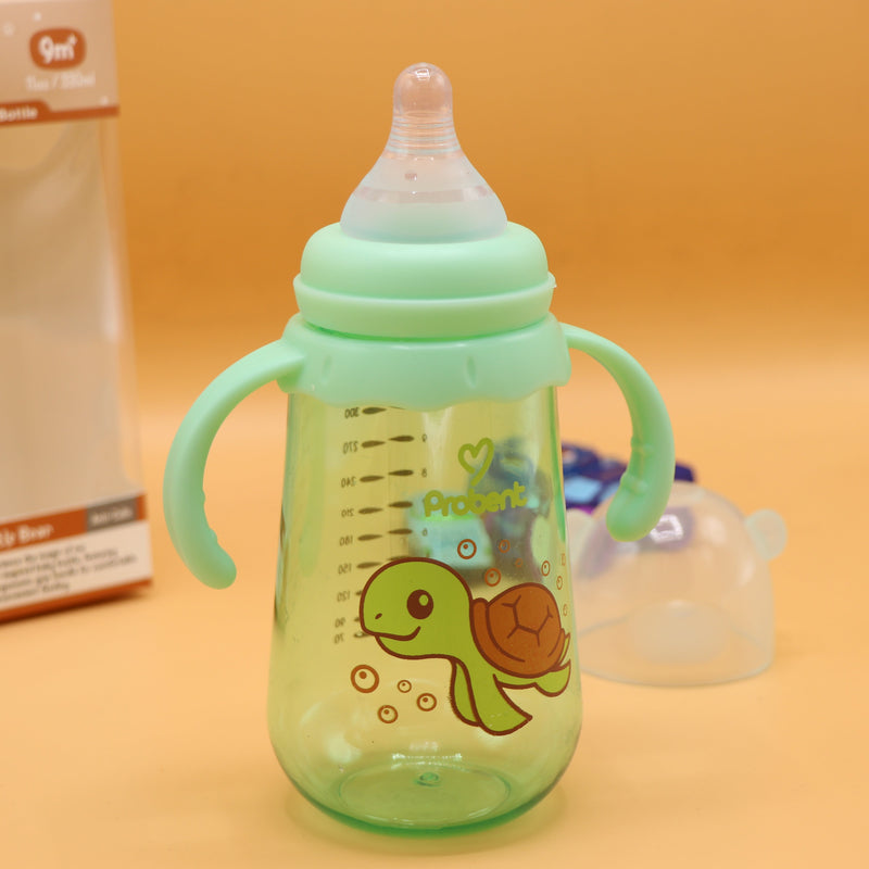 GREEN - Probent Classic Feeder Bottles - Baby Bottles