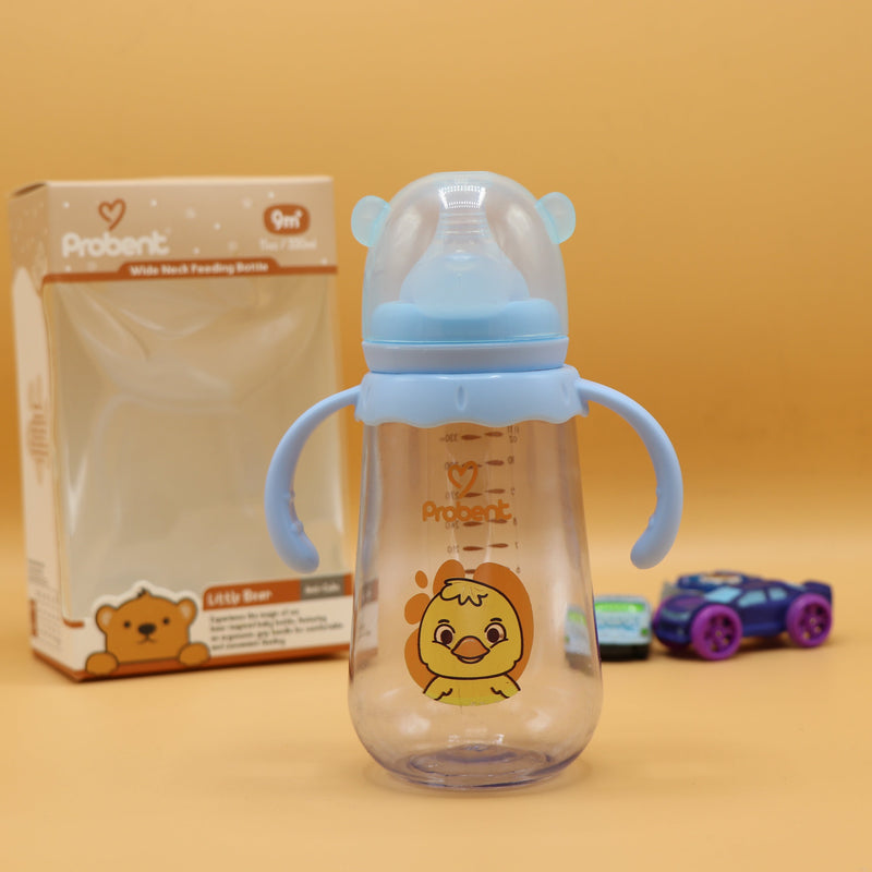 BLUE - Probent Classic Feeder Bottles - Baby Bottles