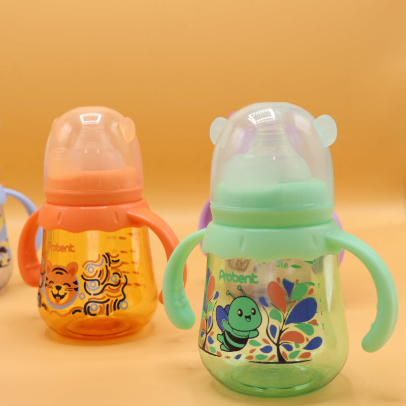 GREEN - Probent Classic Feeder Bottles - Baby Bottles