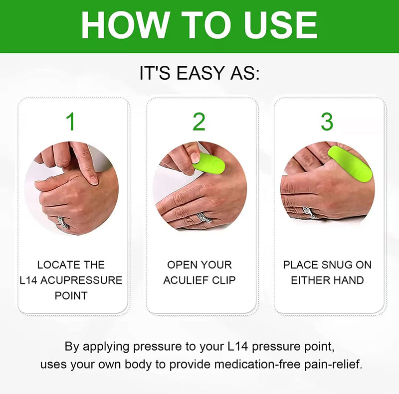 Sugar Control LI4 Acupressure Point Clip (Magnetic)