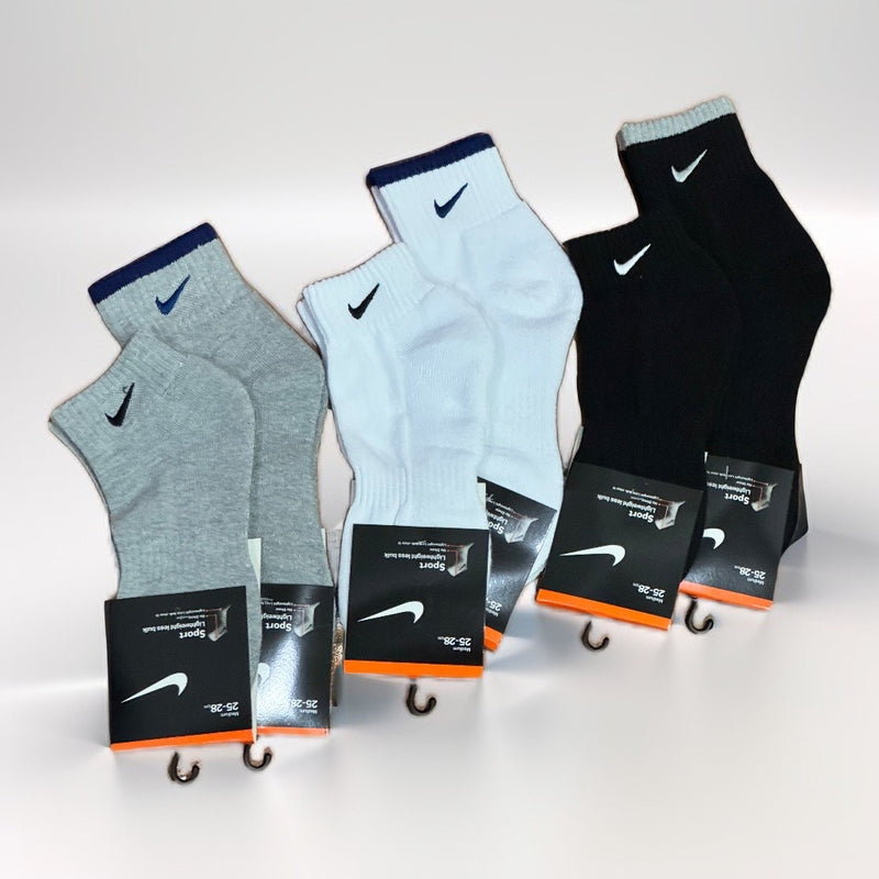 6-Pack - Nike Everyday Comfort Socks –  (Black, White, Gray)