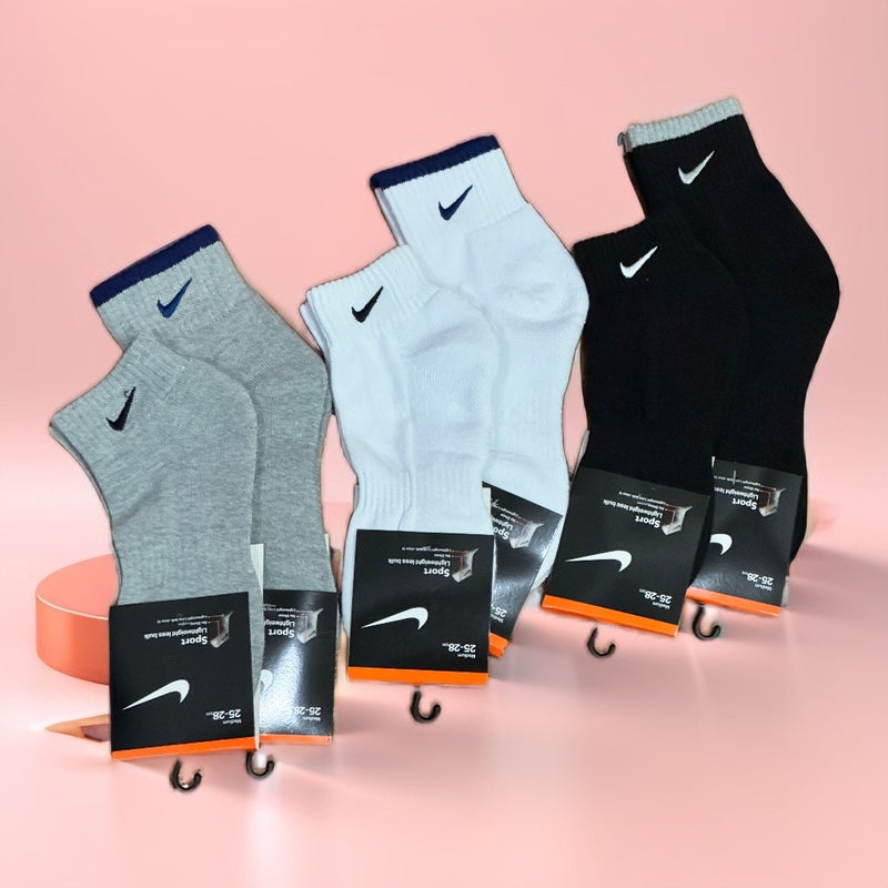 6-Pack - Nike Everyday Comfort Socks –  (Black, White, Gray)