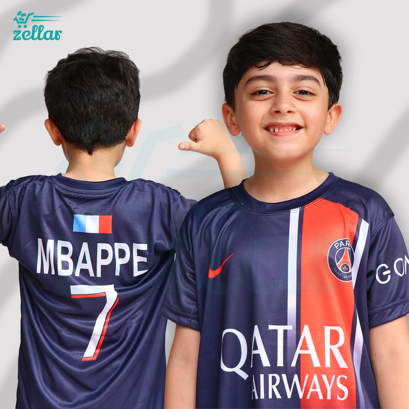 Mbappé - PARIS - Kids Football Kit ⭐⚽ - Blue