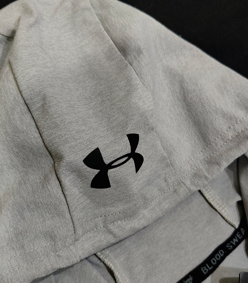 Men's Hoodie Tank Top - Under Armour - LIGHT GRAY