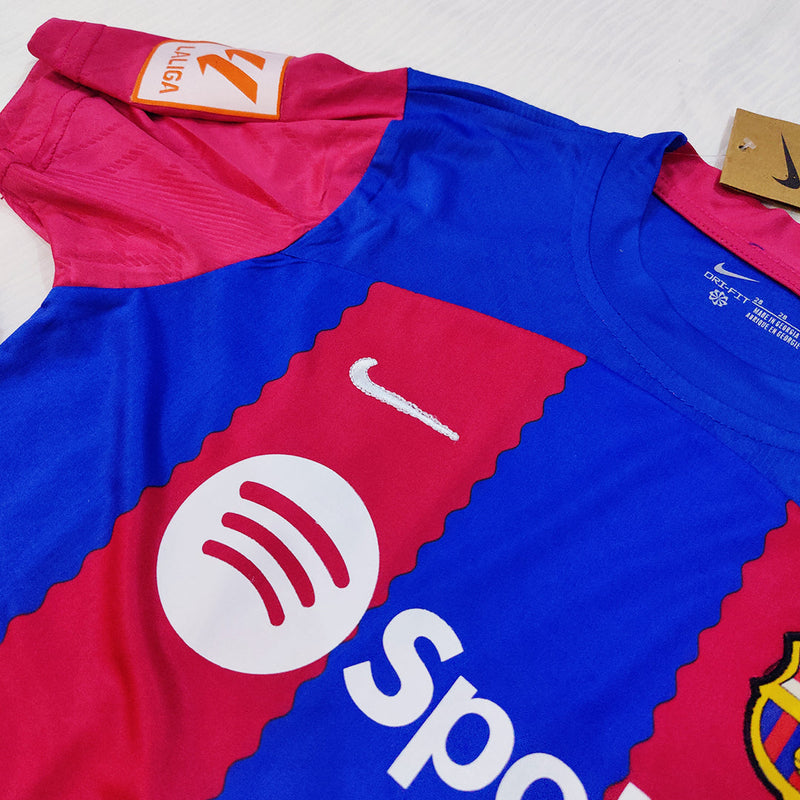 PREMIUM ⭐ -LEWANDOWSKI- Barcelona - Kids Football Jersey & Shorts 👕