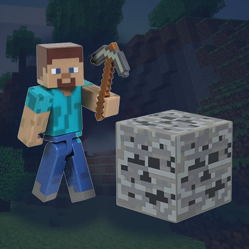 Minecraft: Steve Action Figure 🌍🎮